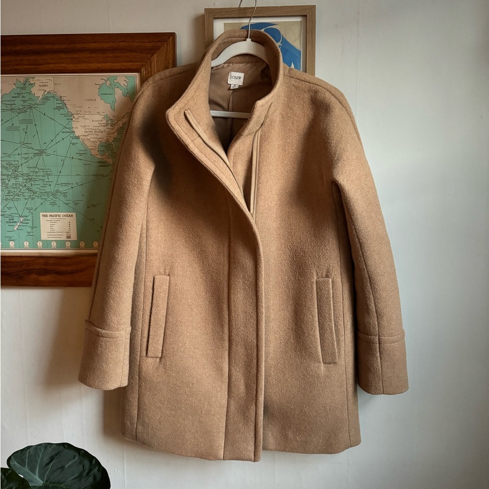 Jcrew Tan Dress Jacket